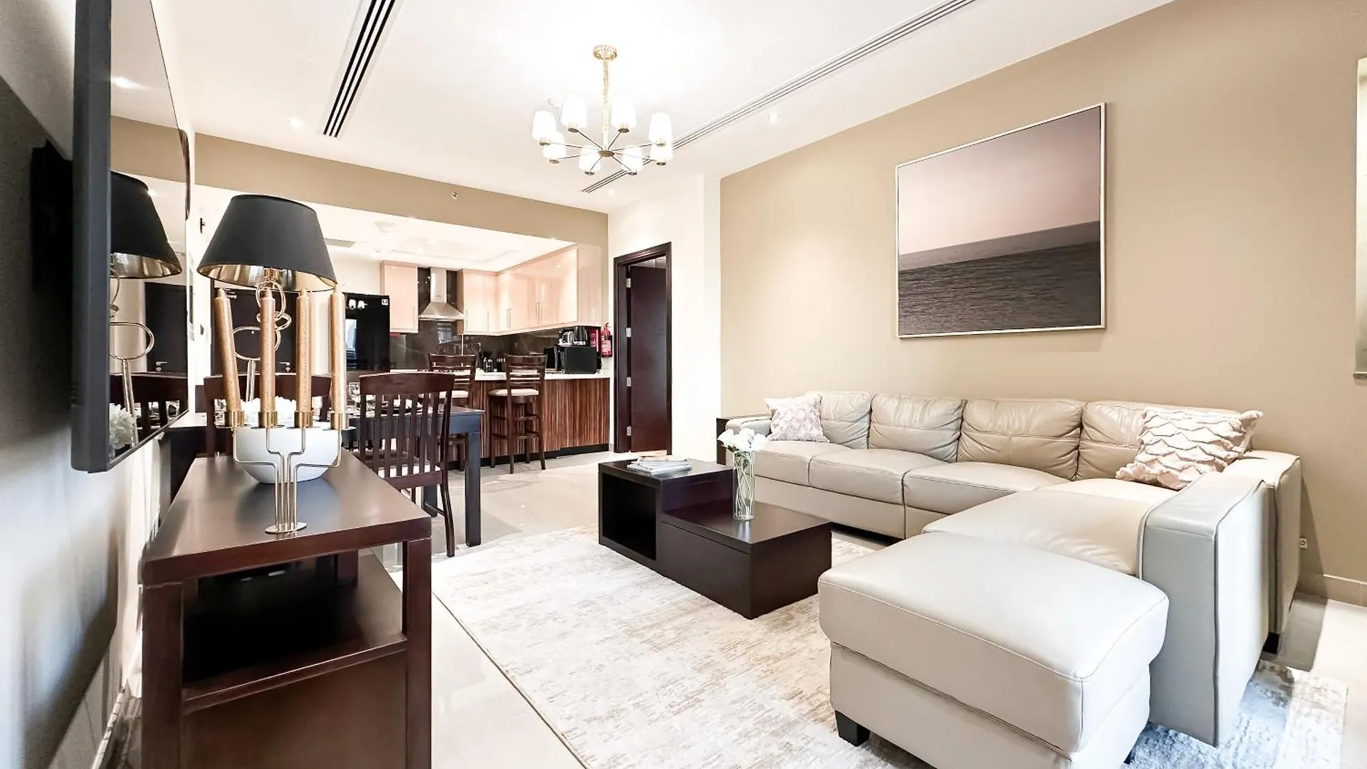 Trophy Sunset Serenity Suite In Downtown With Panromic Skyline Views Dubaj Apartmán
